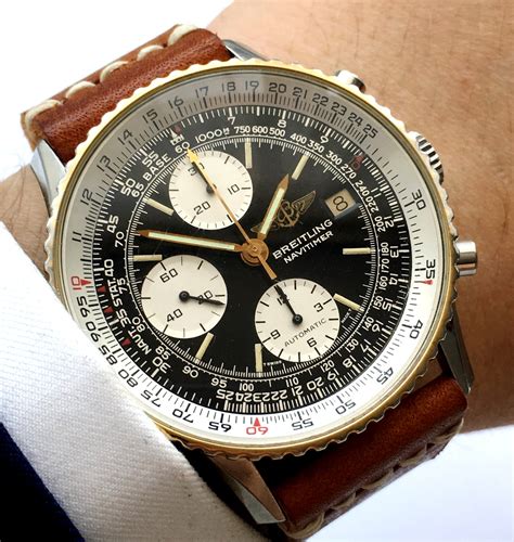 breitling old navitimer wrist|breitling old navitimer price.